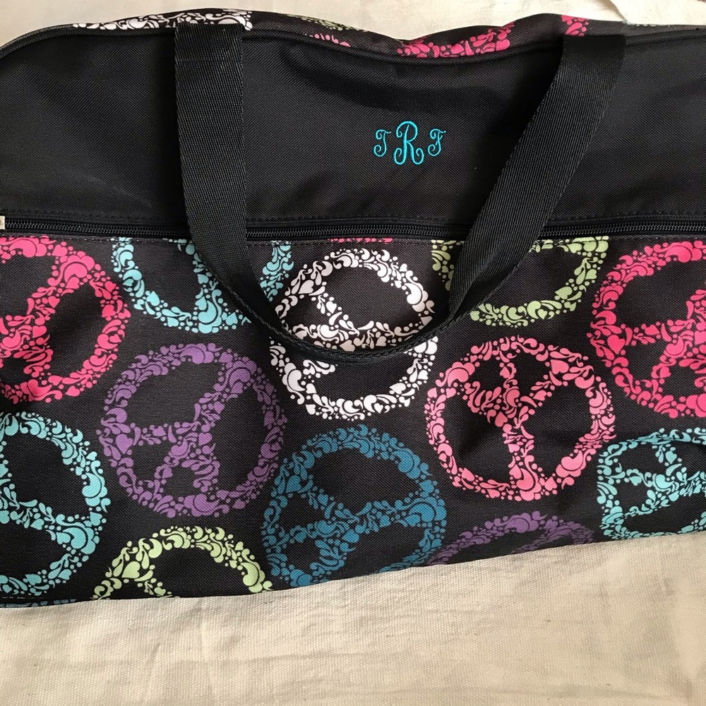 Pottery Barn Jet Set Peace Duffle Teen Luggage